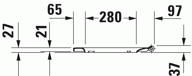 Duravit Durastyle Basic deska WC zwykła biały alpin 0020710000