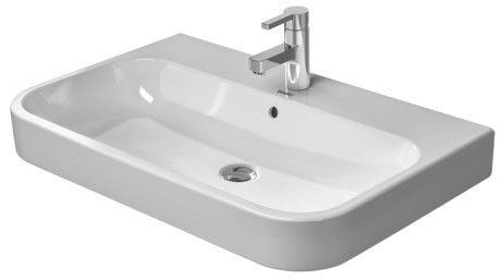 Duravit Happy D.2 umywalka meblowa 65cm 65x50 z otworem, z przelewem biały alpin 2318650000