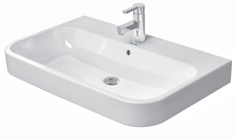 Duravit Happy D.2 umywalka meblowa 80cm 80x50 z otworem, z przelewem biały alpin 2318800000