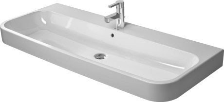 Duravit Happy D.2 umywalka meblowa 120cm 120x50 z otworem, z przelewem biały alpin 2318120000