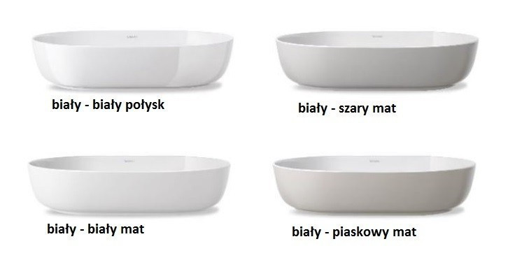 Duravit Luv umywalka szlifowana 70 cm z otworem na baterię biały-biały mat 0380702600