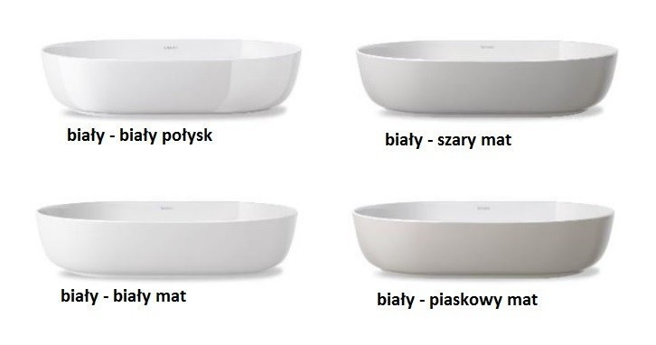 Duravit Luv umywalka szlifowana 50 cm z otworem na baterię biały-biały mat 0380502600