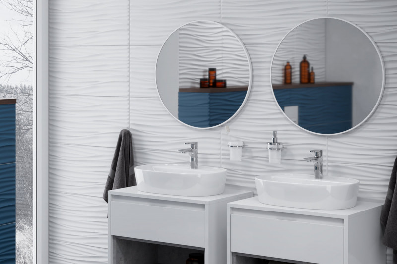 Excellent Virro lustro okrągłe 60x60 biały mat DOEX.VI060.WH