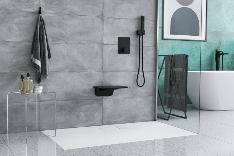 Excellent Seduro siedzisko prysznicowe duroplast czarny DOAC.1501BL