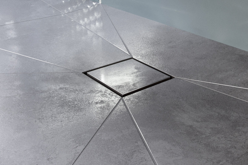 Excellent Torvi odpływ punktowy 13x13 cm kratka 2w1 stal nierdzewna INEX.TO130.50