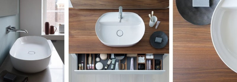 Duravit Luv umywalka szlifowana 50x35 cm biały-szary mat 0379502300