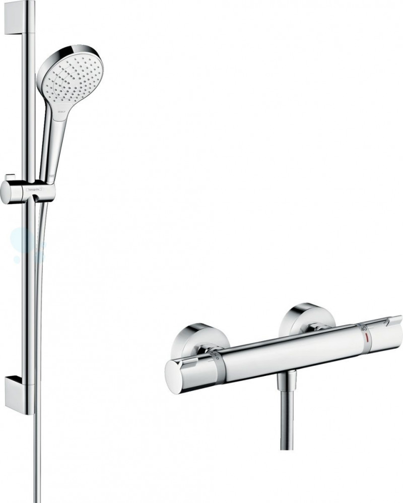 Hansgrohe Zestaw Croma Select E Vario/Ecostat Combi 0.65m biały/chrom 27013400