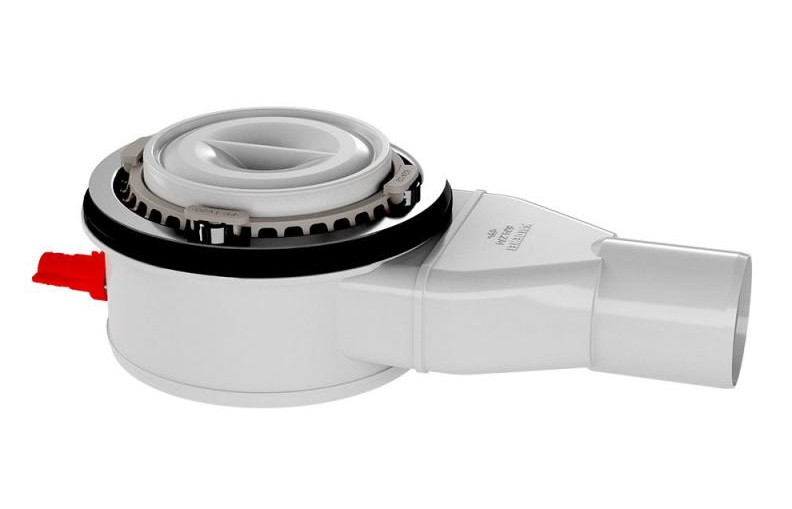 Kaldewei syfon model 4106 zestaw odpływowy KA 120 poziomy bez pokrywy 687772530000