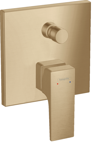 Hansgrohe Metropol FinishPlus zestaw podtynkowy z deszczownicą 30x30 kompletny brąz szczotkowany