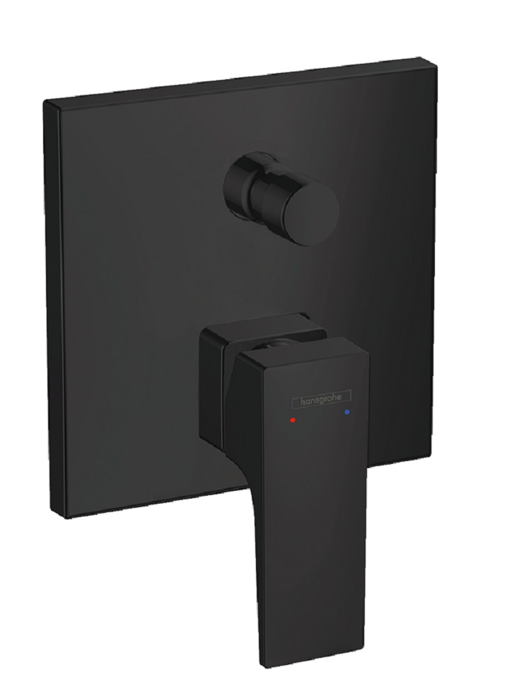 Hansgrohe Metropol FinishPlus zestaw podtynkowy z deszczownicą 30x30 kompletny czarny mat