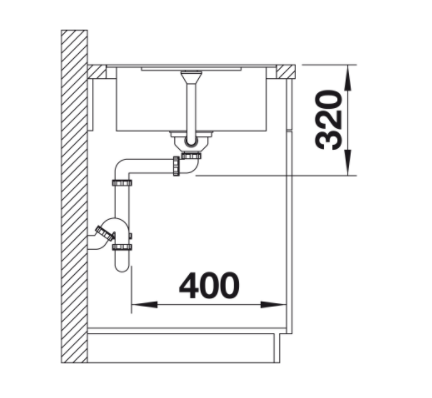 Blanco Metra 45 S-F Silgranit PuraDur II zlewozmywak granitowy wpuszczany w blat, na równi z blatem 1 komora z ociekaczem kolor czarny 525917