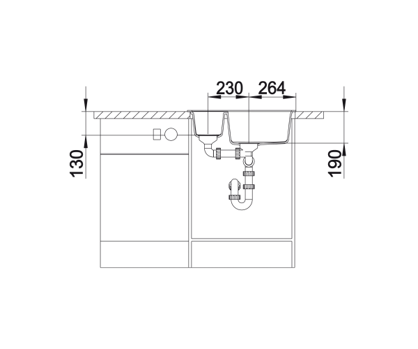 Blanco Metra 6 Silgranit PuraDur II zlewozmywak granitowy 1,5 komory kolor czarny 525923