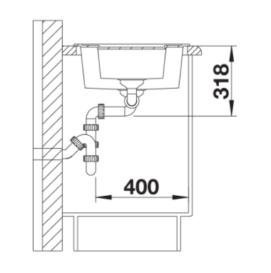 Blanco Metra 6 Silgranit PuraDur II zlewozmywak granitowy 1,5 komory kolor czarny 525923