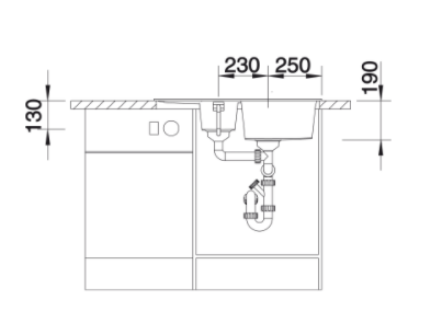 Blanco Metra 6 S Silgranit PuraDur II zlewozmywak granitowy 1,5 komory z ociekaczem korek automatyczny kolor czarny 525925