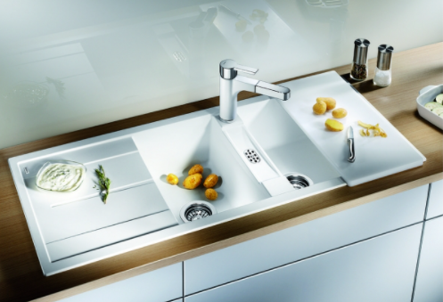 Blanco Metra 8-S Silgranit PuraDur II zlewozmywak granitowy 2 komory kolor czarny 525934