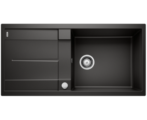 Blanco Metra XL 6 S Silgranit PuraDur II zlewozmywak granitowy 1 komora z ociekaczem korek automatyczny kolor czarny 525931