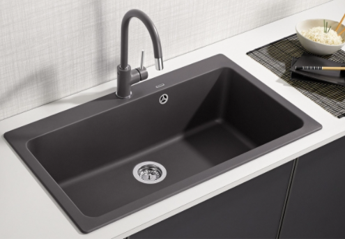 Blanco NAYA XL 9 Silgranit PuraDur II zlewozmywak granitowy 1 komora kolor czarny 525947