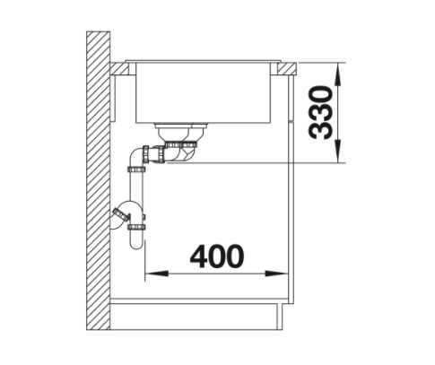 Blanco NAYA 8 Silgranit PuraDur II zlewozmywak granitowy 2 komory kolor czarny 525944