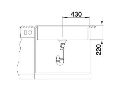 Blanco NAYA XL 9 Silgranit PuraDur II zlewozmywak granitowy 1 komora kolor czarny 525947