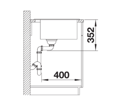 Blanco NAYA XL 9 Silgranit PuraDur II zlewozmywak granitowy 1 komora kolor czarny 525947