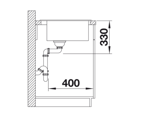 Blanco NAYA 6 Silgranit PuraDur II zlewozmywak granitowy 1 komora kolor czarny 525941