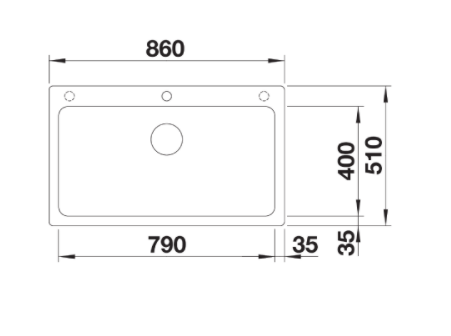 Blanco NAYA XL 9 Silgranit PuraDur II zlewozmywak granitowy 1 komora kolor czarny 525947