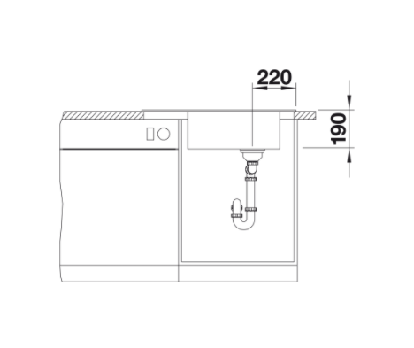 Blanco Elon XL 6 S zlewozmywak granitowy 1 komora z ociekaczem i kratką wpuszczany w blat kolor czarny 525883