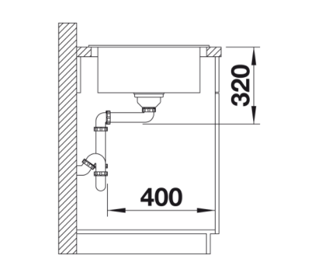 Blanco Elon XL 6 S zlewozmywak granitowy 1 komora z ociekaczem i kratką wpuszczany w blat kolor czarny 525883