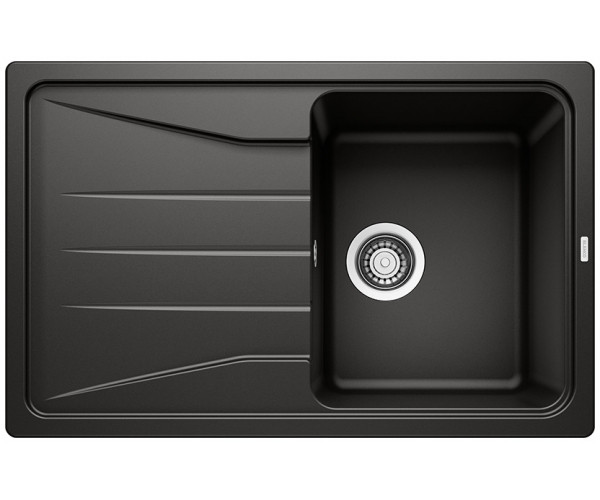 Blanco Sona 45 S Silgranit PuraDur II zlewozmywak granitowy 1 komora z ociekaczem kolor czarny 525970