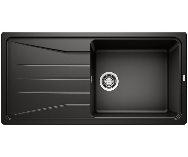 Blanco Sona XL 6 S zlewozmywak 1 komora wpuszczana w blat z ociekaczem bez korka automatycznego granit kolor czarny 525977