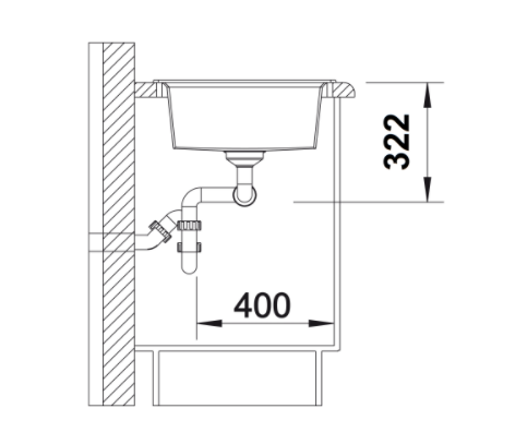 Blanco LEXA 8 Silgranit PuraDur II zlewozmywak granitowy 2 komory kolor czarny 525906
