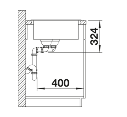 Blanco Legra 8 Silgranit PuraDur II zlewozmywak granitowy 2 komory kolor czarny 526224