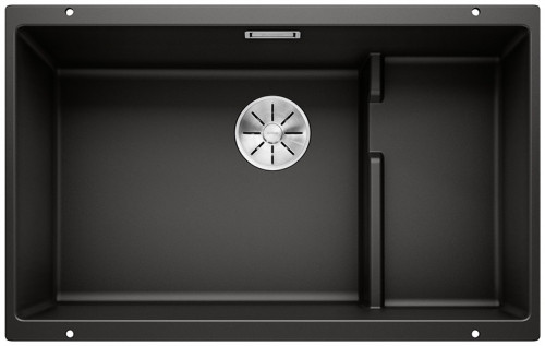 Blanco Subline 700-U Silgranit PuraDur II zlewozmywak granitowy InFino komora podwieszana kolor czarny 526004