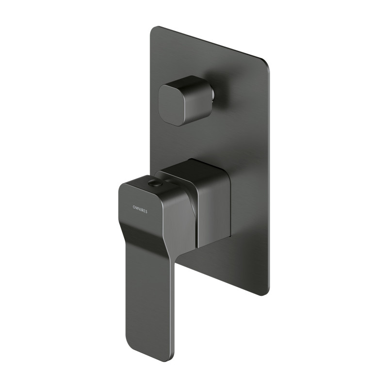 Omnires Slide bateria wannowo-prysznicowa podtynkowa grafit SL7735GR