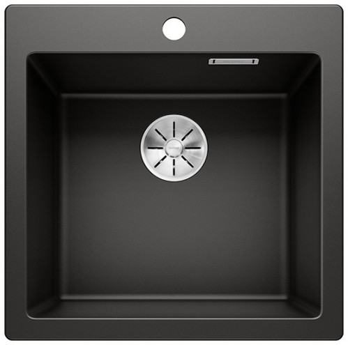 Blanco Pleon 5 zlewozmywak komora wpuszczana w blat bez korka kolor czarny 525951