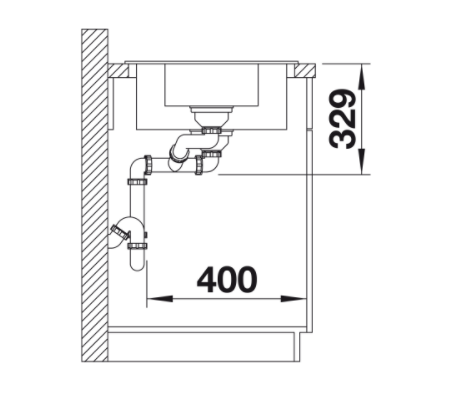 Blanco Sona 6 S zlewozmywak 1,5 komory wpuszczana w blat z ociekaczem granit kolor czarny 525975