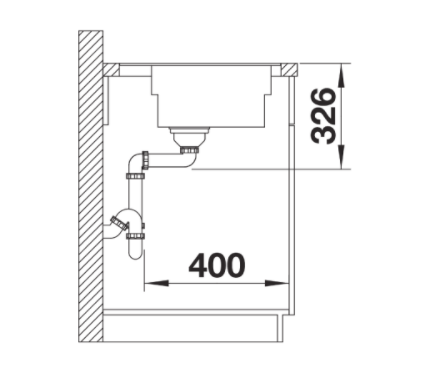 Blanco Zenar XL 6 S-F zlewozmywak 1 komora prawa wpuszczana na równi z blatem z ociekaczem z korkiem automatycznym kolor czarny 526068