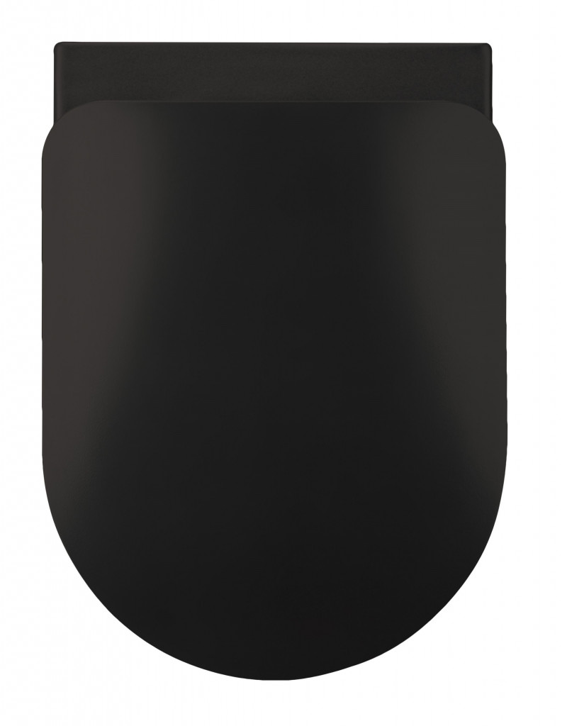 Deante Peonia muszla wisząca bezkołnierzowa 51cm czarny CDENZPW