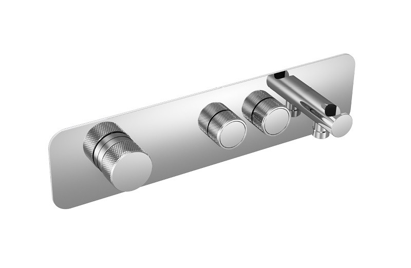 Excellent Krotos bateria podtynkowa 2-drożna chrom połysk AREX.8045CR