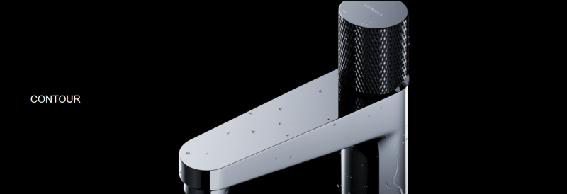 Omnires Contour bateria bidetowa chrom połysk CT8020CR