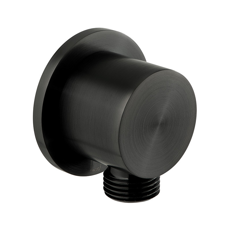 Vado Origins kompletny zestaw prysznicowy podtynkowy z deszczownicą 30x30 i drążkiem czarny szczotkowany IND-SS-ORI2-BLK