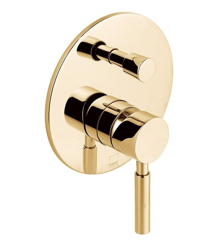 Vado Origins kompletny zestaw podtynkowy z wylewką wannową złoto polerowane IND-BS-ORI2-BG - !!!!!