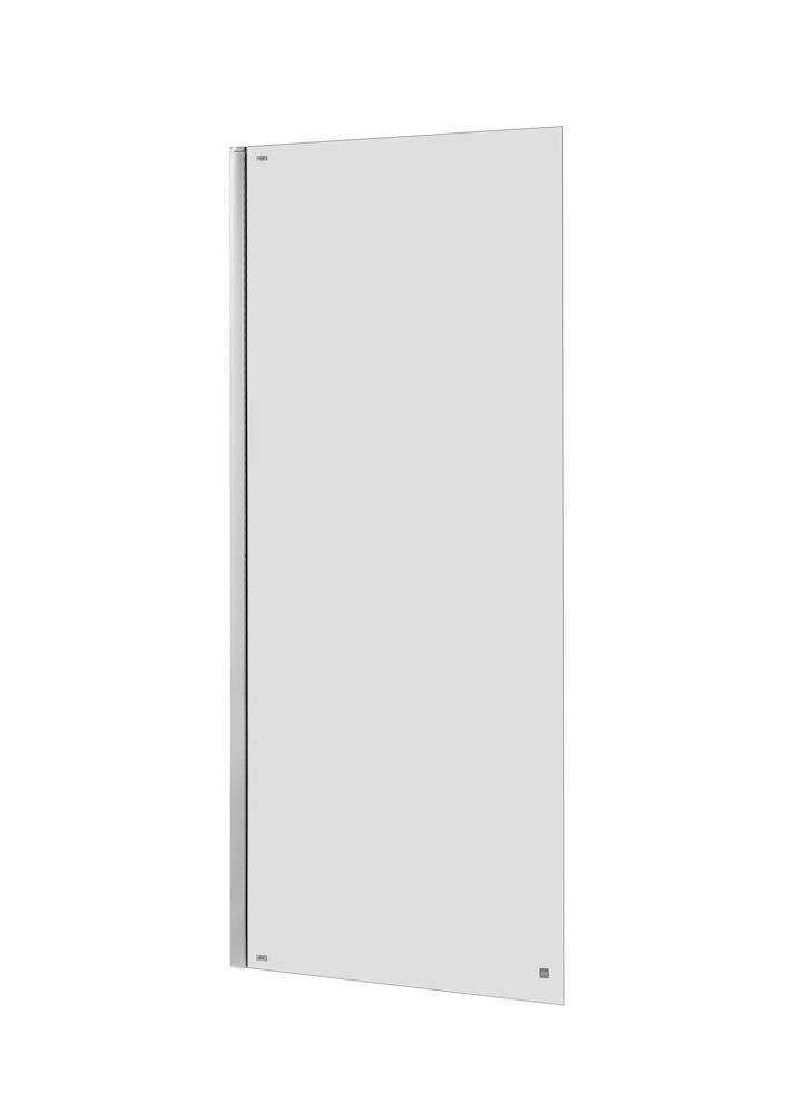 Roca Capital parawan wannowy jednoczęściowy składany 85x140 chrom przeźroczyste MaxiClean AM4008512M