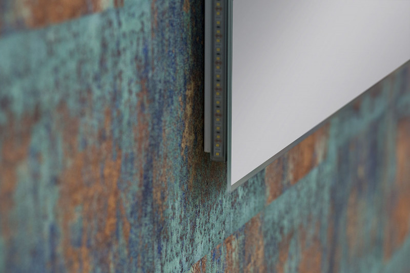 Kraft SOLAR lustro prostokątne 80x70 cm z podświetleniem Led