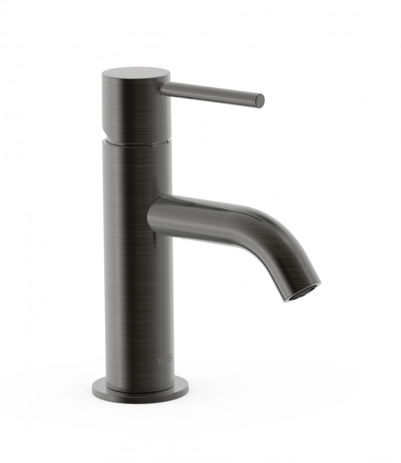 Tres Study Exclusive bateria umywalkowa czerń metalizowana szczotkowana 26290301KMB