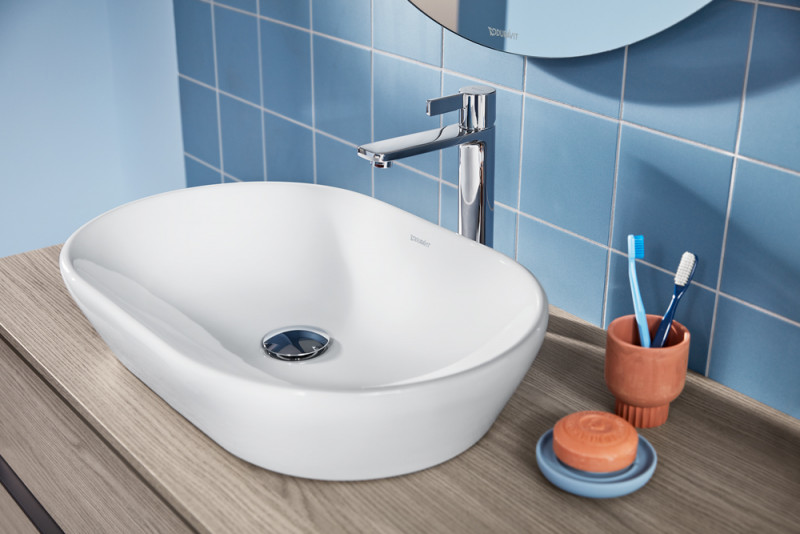 Duravit D-neo umywalka stawiana na blat 60x40 biały alpin 2372600070