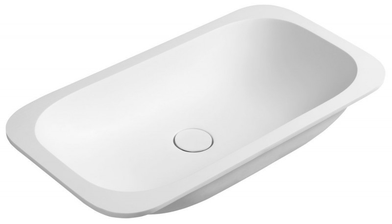 Sapho Impala umywalka podblatowa 58x35,5 Rockstone biały mat IM540