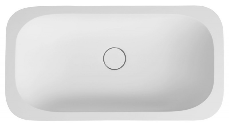 Sapho Impala umywalka podblatowa 58x35,5 Rockstone biały mat IM540