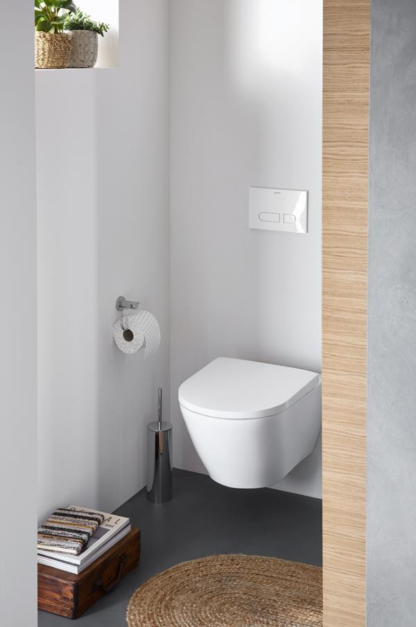 Duravit D-neo Rimless muszla wisząca + deska wolnoopadjąca biały alpin 45770900A1