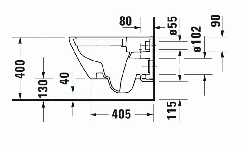 Duravit D-neo Rimless muszla wisząca + deska wolnoopadjąca biały alpin 45770900A1